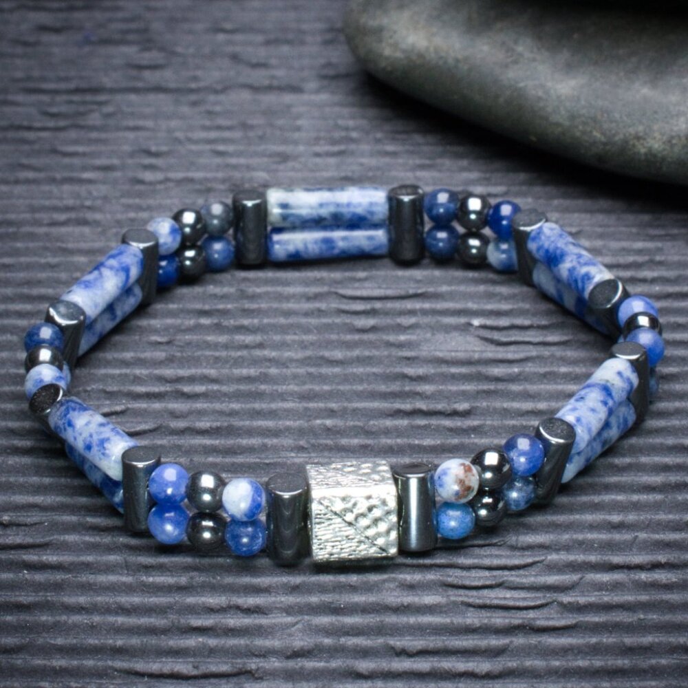 Sodalite Double Power Bracelet